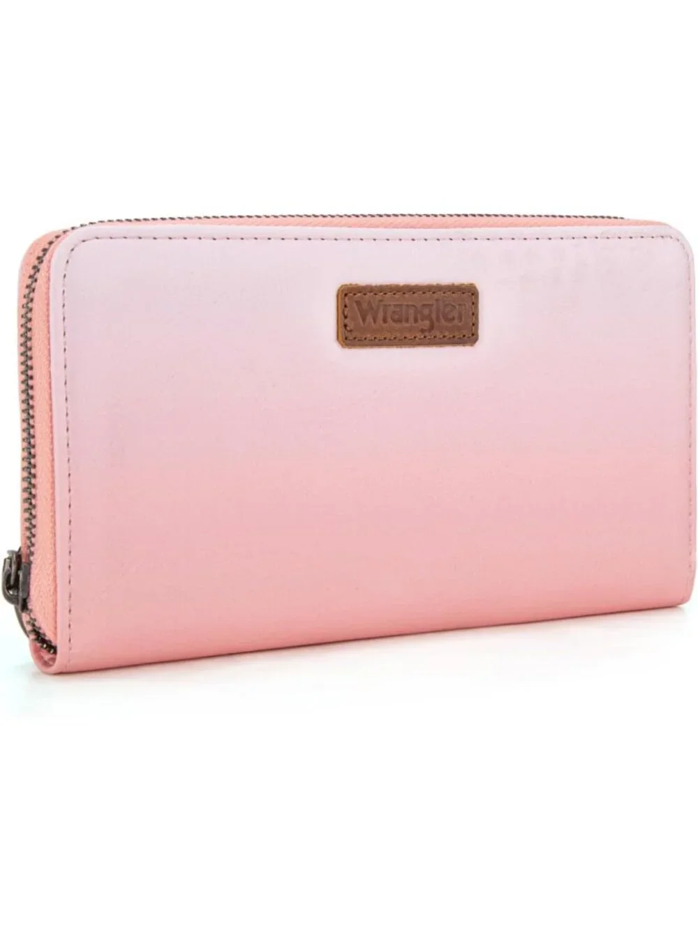 Stylish Pink RFID Wristlet Wallet for Women - Large Capacity Phone & Card